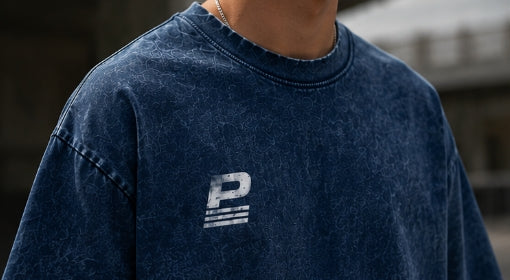 Pure Motion lacrosse washed navy short-sleeve t-shirt